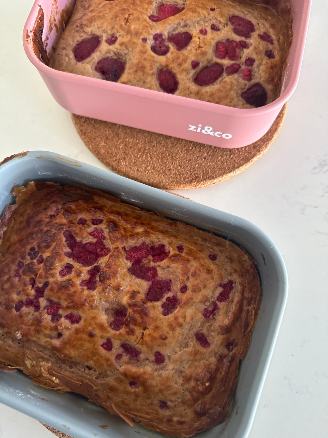 Raspberry High-Protein Pancake Bowls (Made in Your Silicone Lunch Box!)