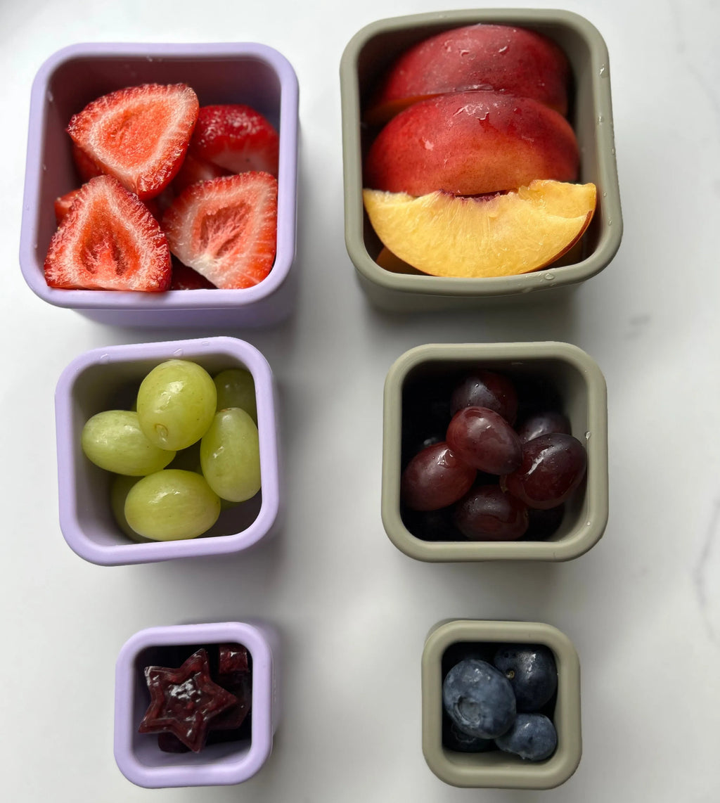 Trio Snack Boxes | Set of 3 Silicone Snack Containers