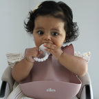 Silicone Bib | LFGB Certified Baby & Toddler Bib with Pocket