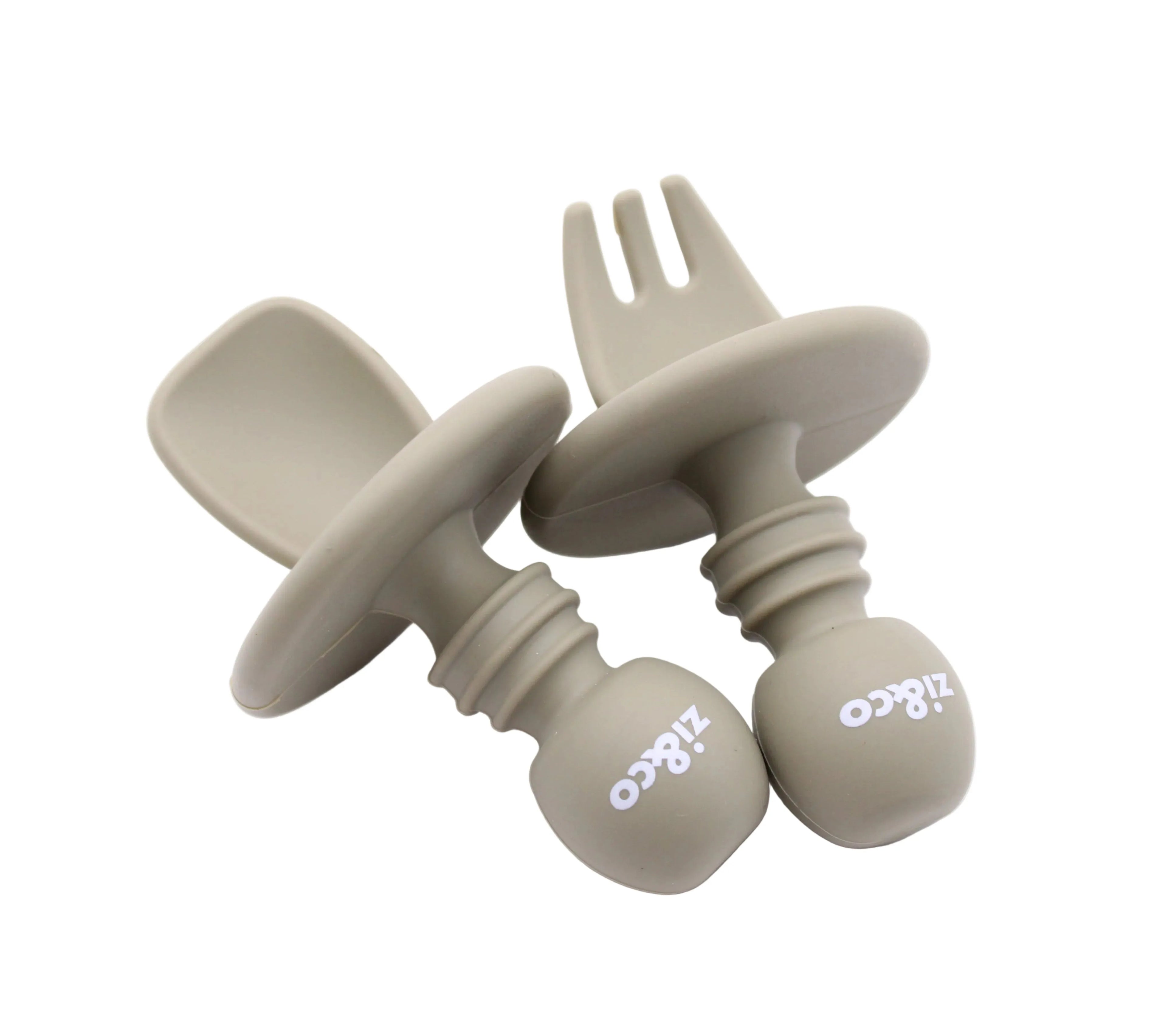 Fork & Spoon Set | LFGB Silicone Toddler Utensils