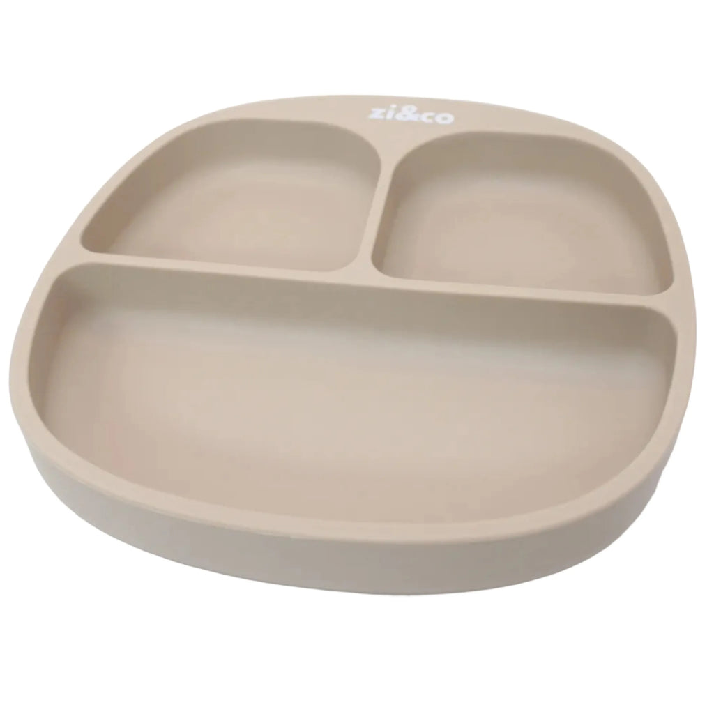 Divided Suction Plate | LFGB Silicone Baby & Toddler Plate