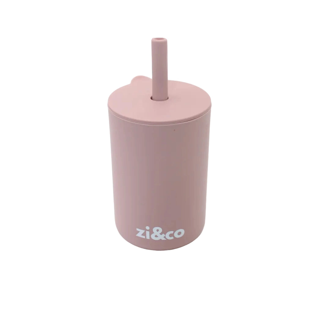 zi&co Silicone Sippy Cup, 170ml, in pink
