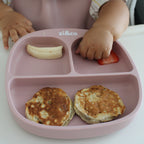 Divided Suction Plate | LFGB Silicone Baby & Toddler Plate