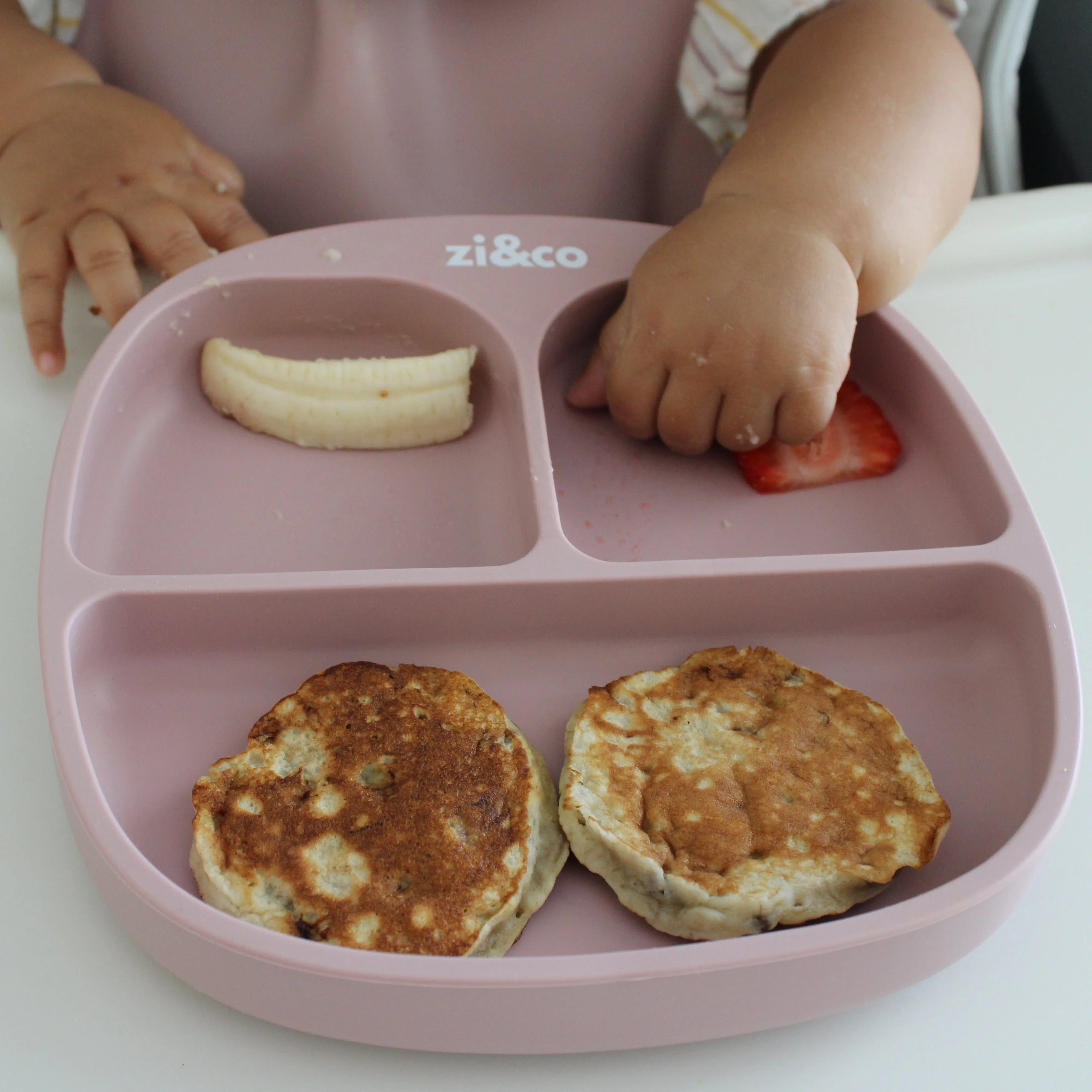 Divided Suction Plate | LFGB Silicone Baby & Toddler Plate