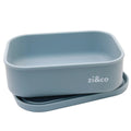 zi&co Silicone Rectangle Lunchbox, in blue