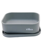 zi&co Silicone Rectangle Lunchbox, in charcoal