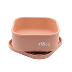 zi&co Silicone Square Lunchbox, in orange